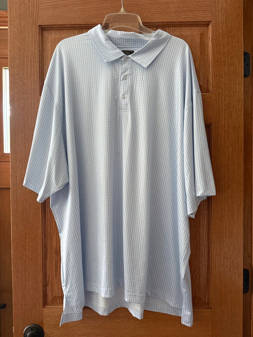 FX Fusion Gingham Polo Size 4X